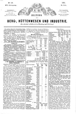 Der Berggeist Freitag 21. Juli 1871