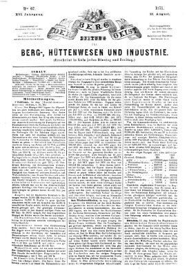 Der Berggeist Dienstag 22. August 1871