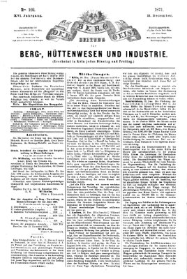 Der Berggeist Freitag 22. Dezember 1871