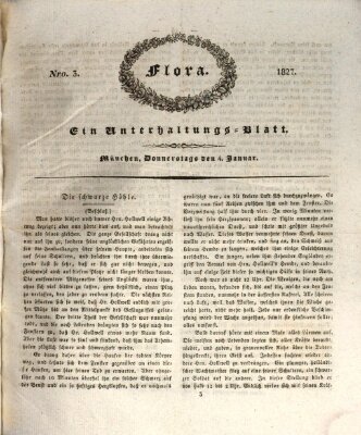 Flora (Baierische National-Zeitung) Donnerstag 4. Januar 1827