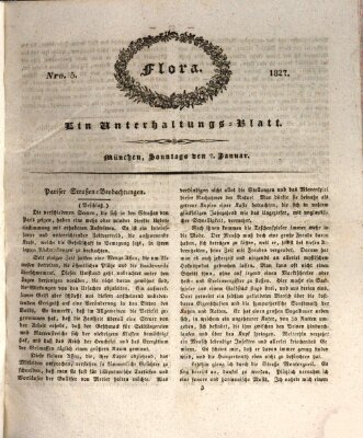 Flora (Baierische National-Zeitung) Sonntag 7. Januar 1827