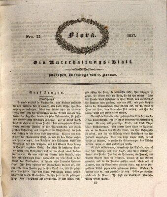 Flora (Baierische National-Zeitung) Dienstag 30. Januar 1827