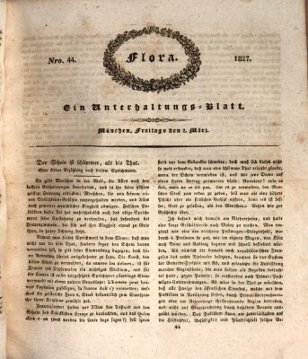 Flora (Baierische National-Zeitung) Freitag 2. März 1827