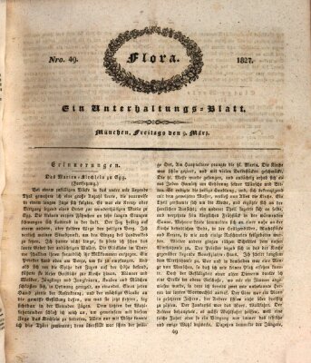 Flora (Baierische National-Zeitung) Freitag 9. März 1827