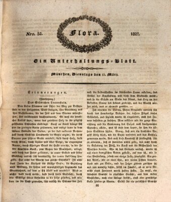 Flora (Baierische National-Zeitung) Dienstag 13. März 1827