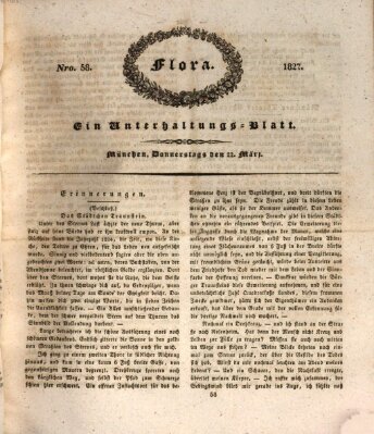 Flora (Baierische National-Zeitung) Donnerstag 22. März 1827