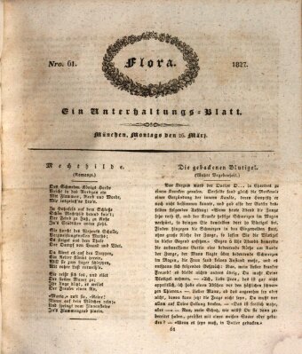 Flora (Baierische National-Zeitung) Montag 26. März 1827