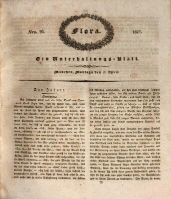 Flora (Baierische National-Zeitung) Montag 16. April 1827