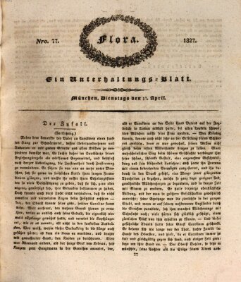 Flora (Baierische National-Zeitung) Dienstag 17. April 1827