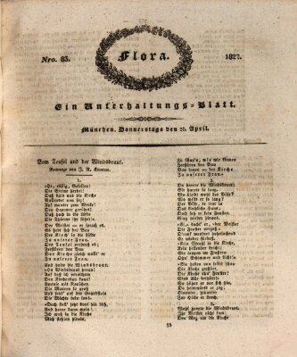 Flora (Baierische National-Zeitung) Donnerstag 26. April 1827