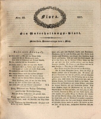 Flora (Baierische National-Zeitung) Donnerstag 3. Mai 1827