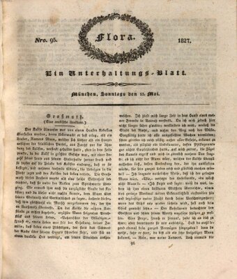 Flora (Baierische National-Zeitung) Sonntag 13. Mai 1827