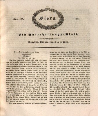 Flora (Baierische National-Zeitung) Donnerstag 24. Mai 1827