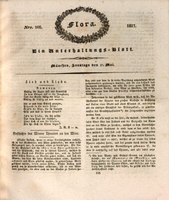 Flora (Baierische National-Zeitung) Sonntag 27. Mai 1827