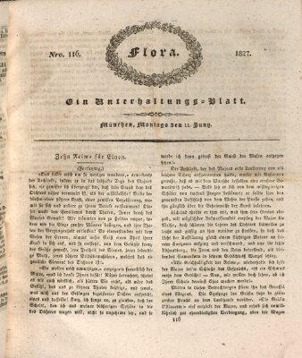 Flora (Baierische National-Zeitung) Montag 11. Juni 1827