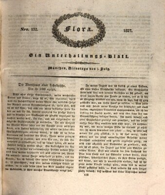 Flora (Baierische National-Zeitung) Dienstag 3. Juli 1827