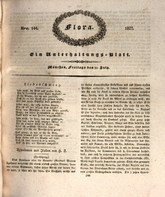 Flora (Baierische National-Zeitung) Freitag 20. Juli 1827