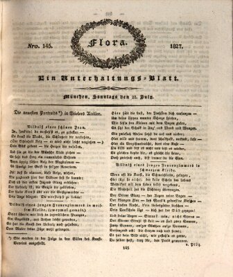 Flora (Baierische National-Zeitung) Sonntag 22. Juli 1827
