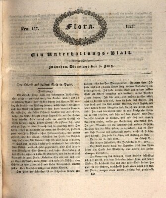 Flora (Baierische National-Zeitung) Dienstag 24. Juli 1827