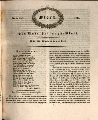 Flora (Baierische National-Zeitung) Montag 30. Juli 1827