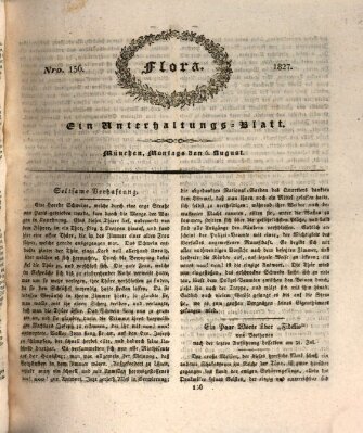 Flora (Baierische National-Zeitung) Montag 6. August 1827