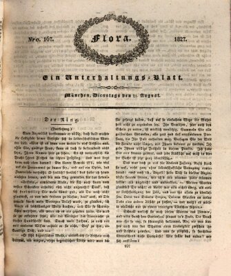 Flora (Baierische National-Zeitung) Dienstag 21. August 1827