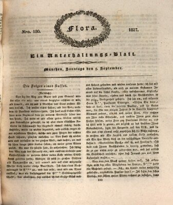 Flora (Baierische National-Zeitung) Sonntag 9. September 1827