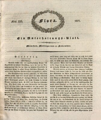 Flora (Baierische National-Zeitung) Montag 12. November 1827