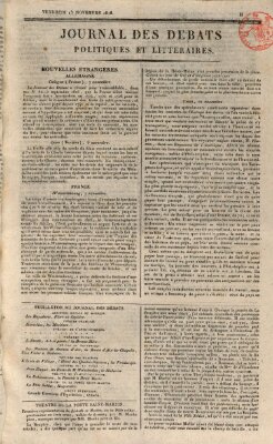 Journal des débats politiques et littéraires Freitag 13. November 1818