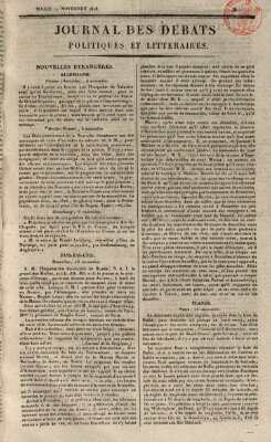 Journal des débats politiques et littéraires Dienstag 17. November 1818