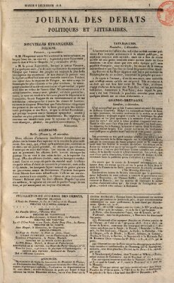 Journal des débats politiques et littéraires Dienstag 8. Dezember 1818