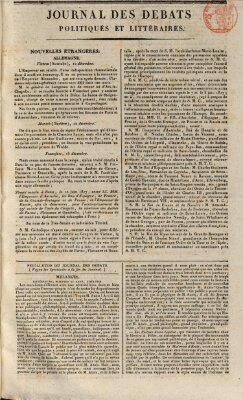 Journal des débats politiques et littéraires Montag 21. Dezember 1818