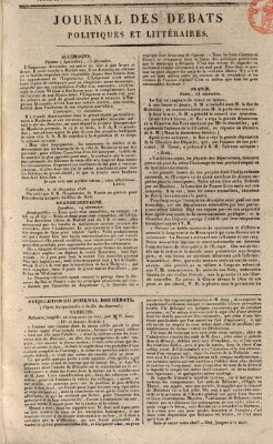 Journal des débats politiques et littéraires Donnerstag 24. Dezember 1818