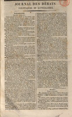 Journal des débats politiques et littéraires Samstag 26. Dezember 1818