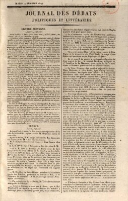 Journal des débats politiques et littéraires Dienstag 9. Februar 1819