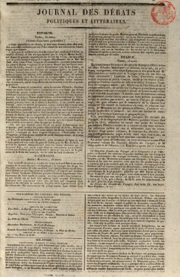 Journal des débats politiques et littéraires Dienstag 13. April 1819