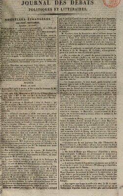 Journal des débats politiques et littéraires Dienstag 27. April 1819