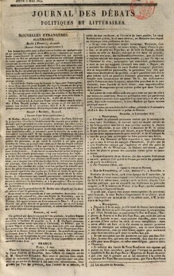 Journal des débats politiques et littéraires Donnerstag 6. Mai 1819