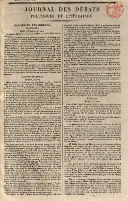 Journal des débats politiques et littéraires Dienstag 18. Mai 1819