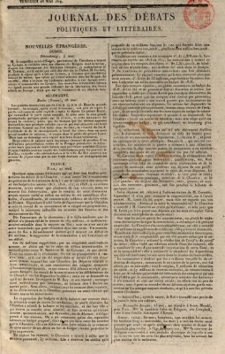 Journal des débats politiques et littéraires Freitag 28. Mai 1819