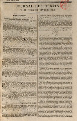 Journal des débats politiques et littéraires Donnerstag 3. Juni 1819