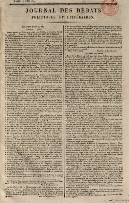 Journal des débats politiques et littéraires Dienstag 15. Juni 1819