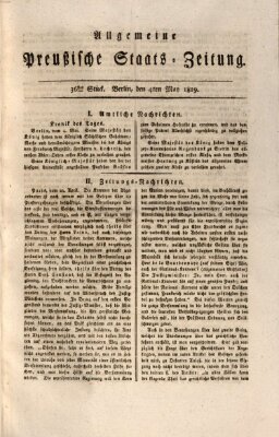 Allgemeine preußische Staats-Zeitung Dienstag 4. Mai 1819