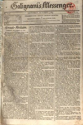 Galignani's messenger Samstag 2. Januar 1819