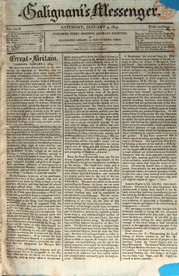 Galignani's messenger Samstag 9. Januar 1819