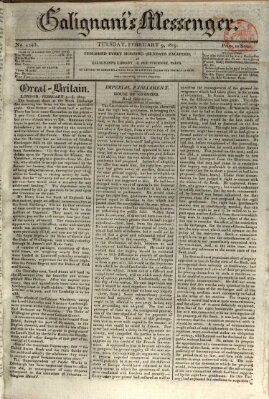 Galignani's messenger Dienstag 9. Februar 1819