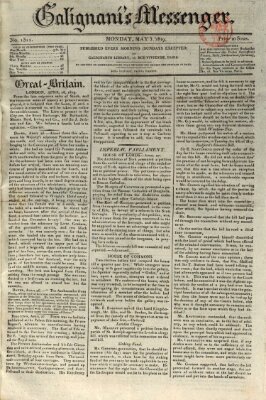 Galignani's messenger Montag 3. Mai 1819