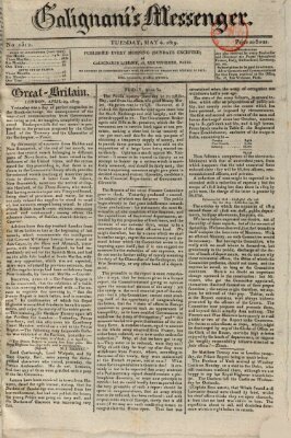 Galignani's messenger Dienstag 4. Mai 1819