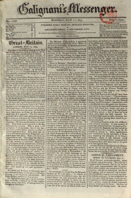 Galignani's messenger Montag 17. Mai 1819