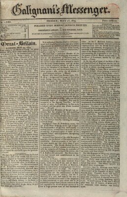 Galignani's messenger Freitag 28. Mai 1819